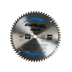 S36-1060T58 | ShopMaster 10 inch 60 Teeth Fine Finish Saw Blade
